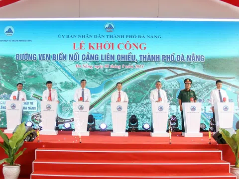 Đà Nẵng: Khởi công dự án đường ven biển nối cảng Liên Chiểu hơn 1.203 tỷ đồng