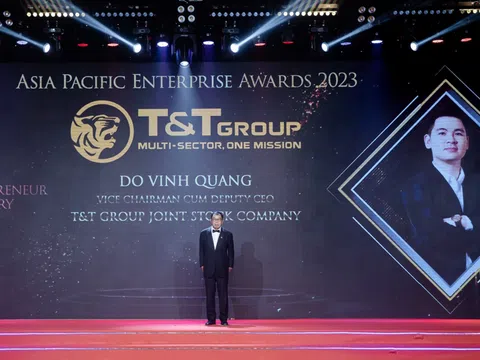 Phó Chủ tịch T&T Group Đỗ Vinh Quang nhận giải Doanh nhân xuất sắc Châu Á 2023