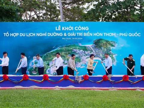 Sun Group khởi công tổ hợp du lịch nghỉ dưỡng và giải trí biển Hòn Thơm quy mô 50 nghìn tỷ đồng