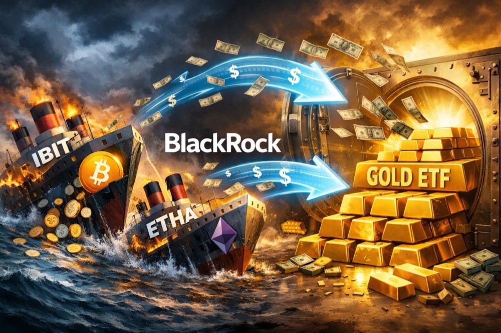 “Trót yêu” vàng, BlackRock đang rời xa Bitcoin?