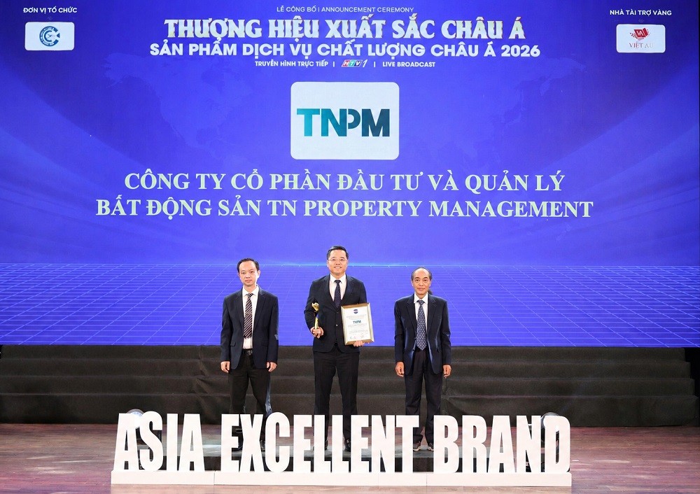 TNPM được vinh danh với Cúp Vàng Dịch vụ Chất lượng Châu Á 2026
