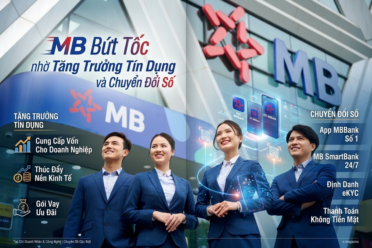 MB lãi hơn 20.000 tỷ đồng sau nửa đầu năm, bứt tốc nhờ tín dụng và chuyển đổi số