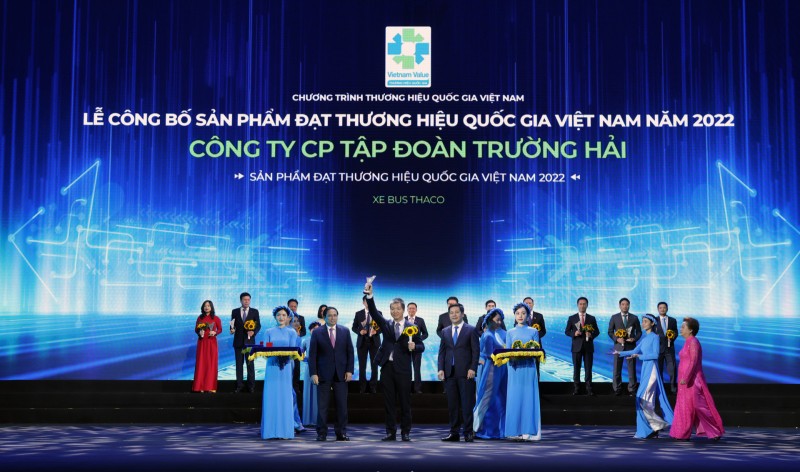 THACO được vinh danh Thương hiệu quốc gia Việt Nam lần thứ 6 liên tiếp