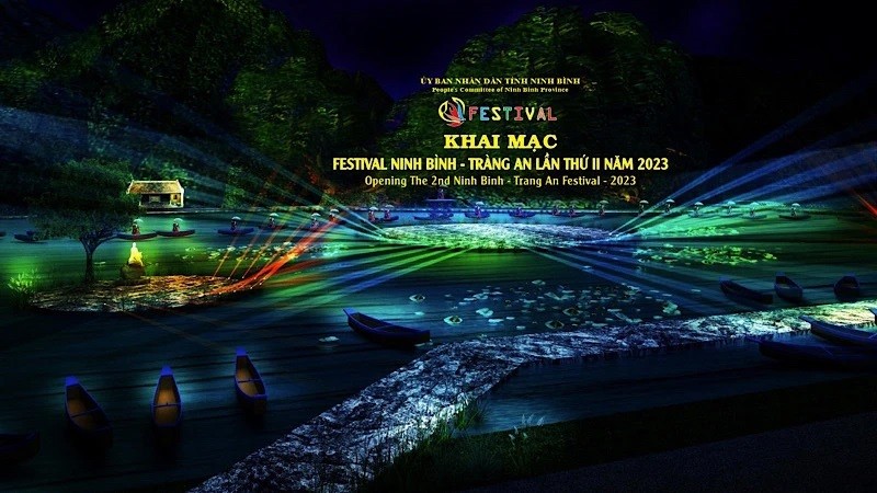Khai mạc Festival Ninh Bình - Tràng An 2023 với chủ đề "Sắc màu di sản-Hội tụ và lan tỏa"