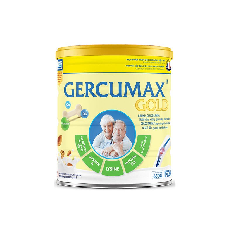 Quảng cáo sữa Gercumax Gold không đúng công dụng, chất lượng cấp phép