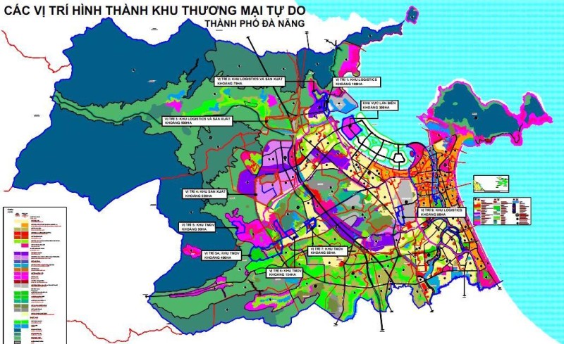 Đề xuất lấn biển 300 ha làm khu thương mại tự do Đà Nẵng