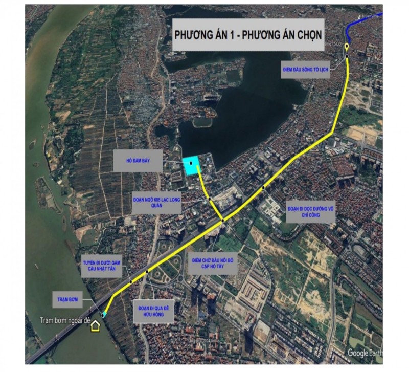 Hà Nội chốt phương án hồi sinh sông Tô Lịch