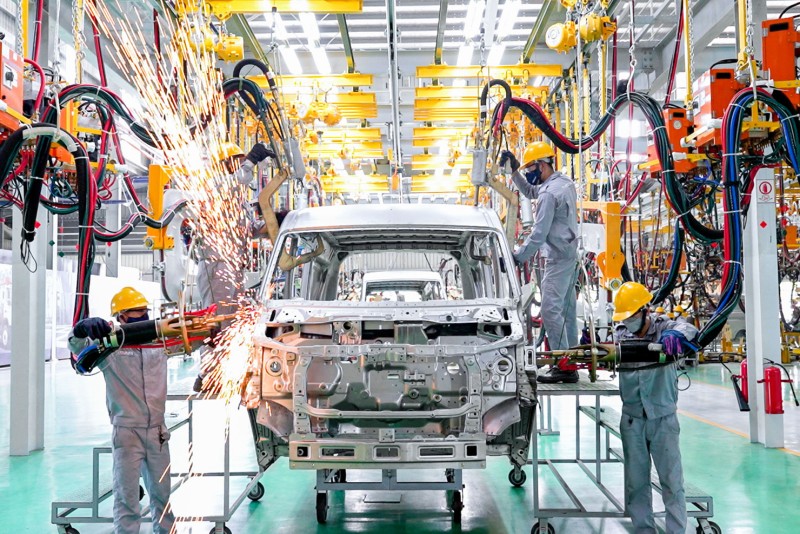 Sản xuất công nghiệp duy trì nhịp tăng trưởng tích cực
