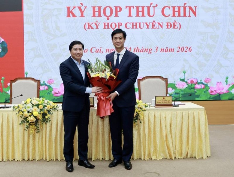 Ông Phan Trung Bá được bầu giữ chức Phó Chủ tịch UBND tỉnh Lào Cai