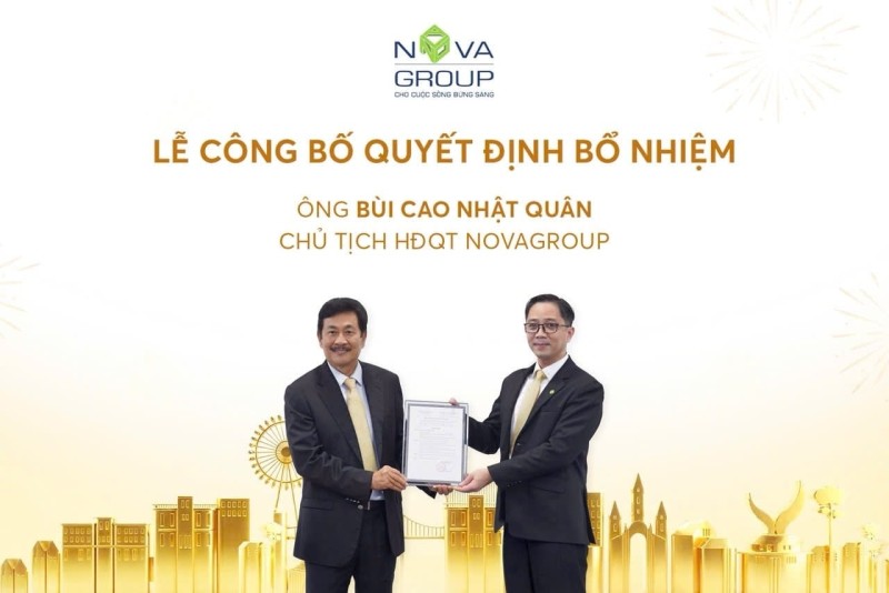 Ông Bùi Thành Nhơn rời ghế, giao chức Chủ tịch NovaGroup cho con trai