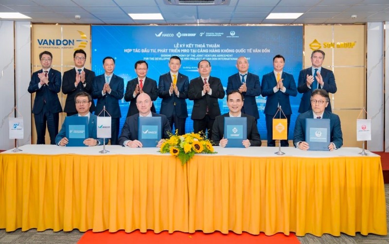 Sun Group ký kết với 3 “ông lớn” hàng không, nghiên cứu đầu tư xây dựng tổ hợp bảo dưỡng máy bay 360 triệu USD tại Vân Đồn