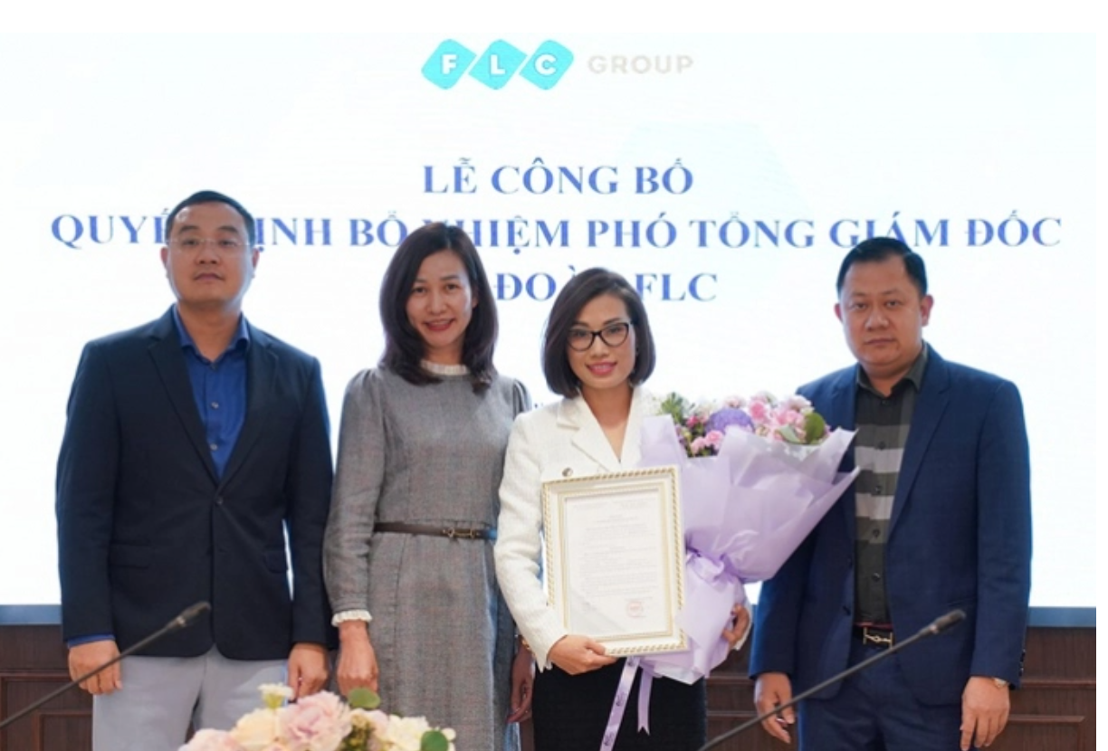 Bà Trần Thị Hương ngồi ghế Phó tổng giám đốc FLC