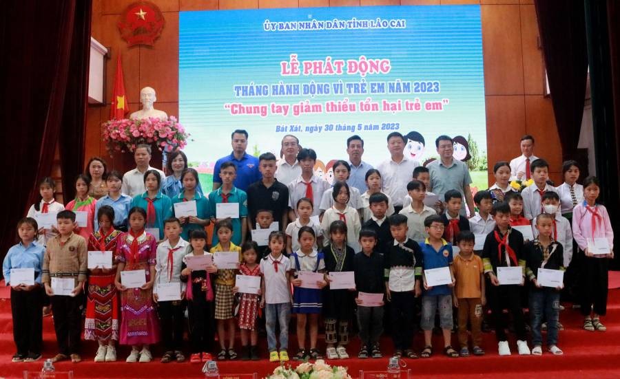 Lào Cai phát động tháng hành động vì trẻ em năm 2023
