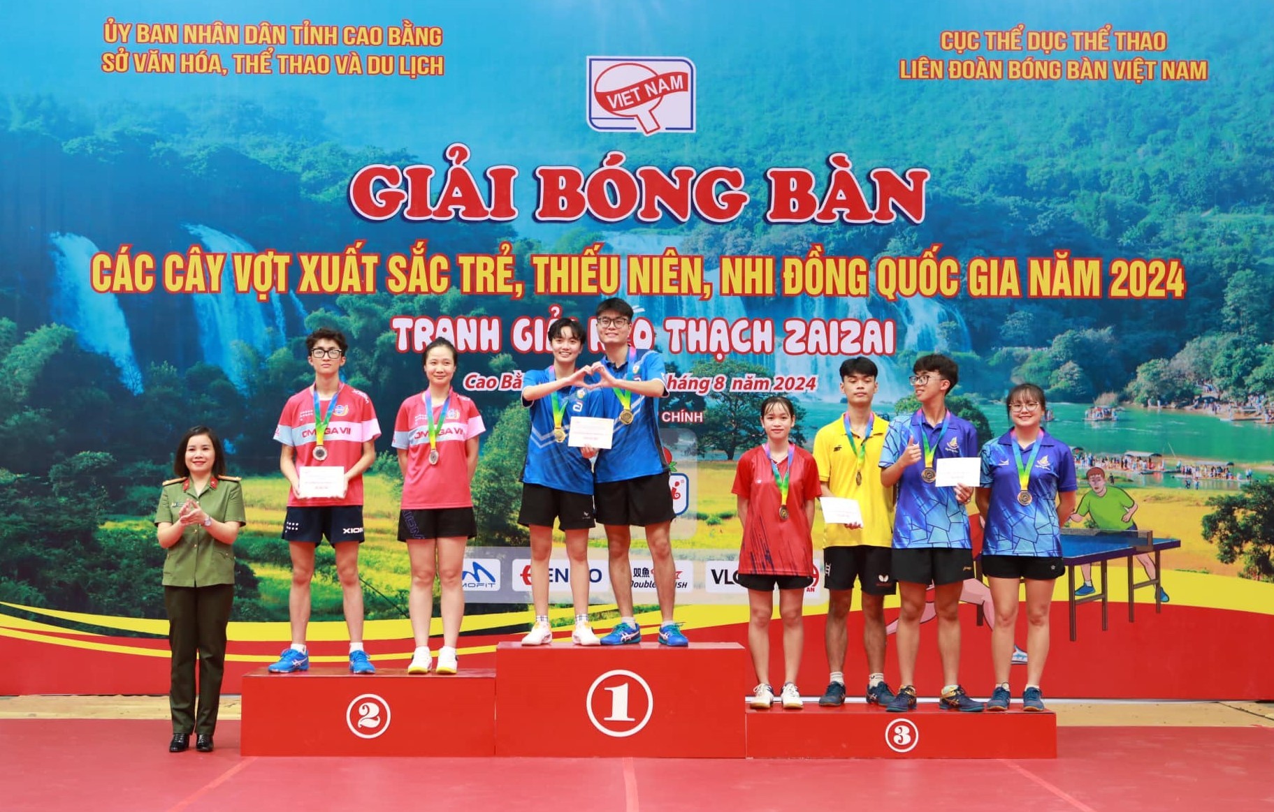 Bóng bàn CAND - T&T về Nhất toàn đoàn với 14 Huy chương vàng Giải trẻ Quốc gia