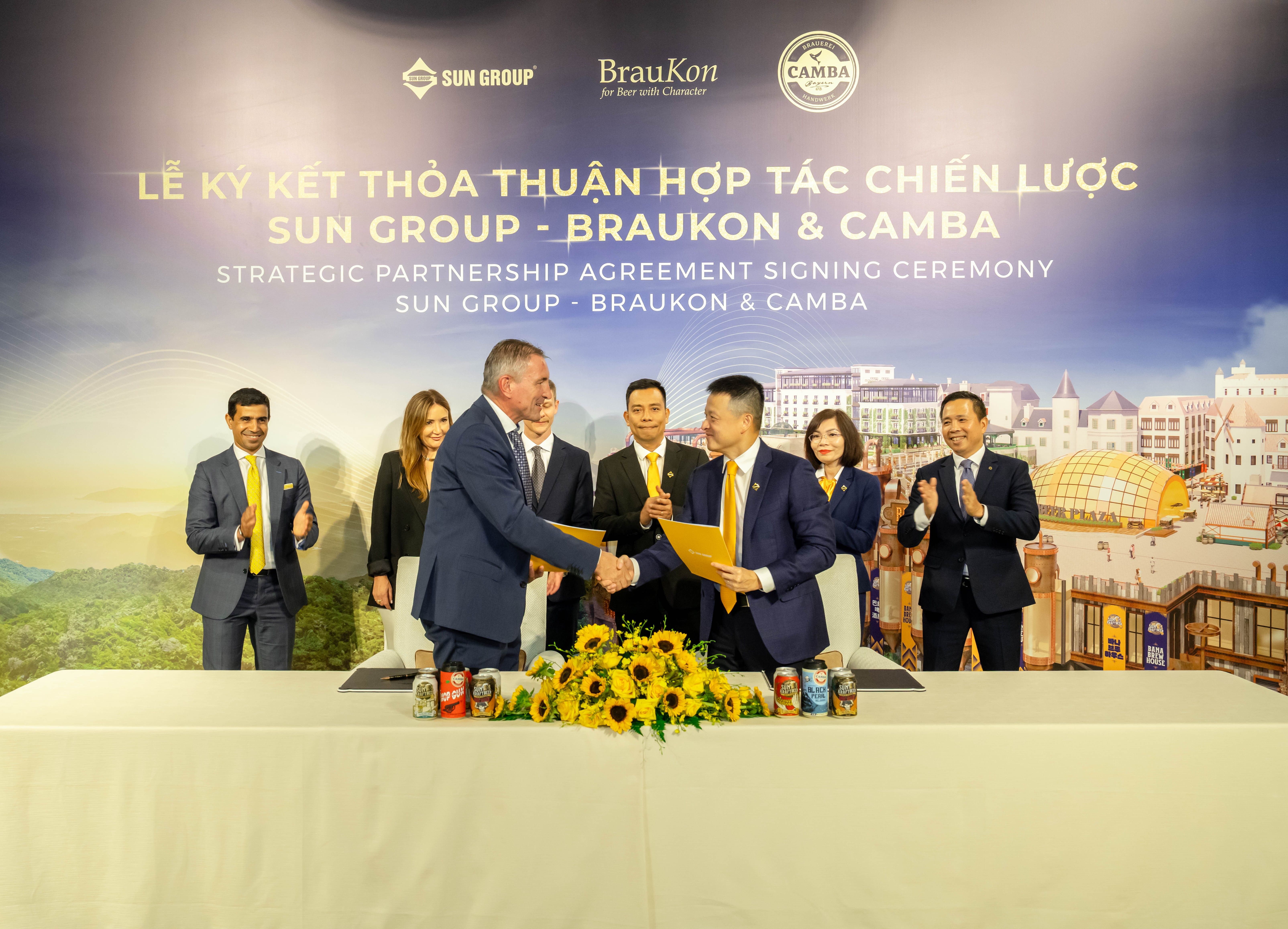 Sun Group hợp tác chiến lược với thương hiệu danh tiếng của Đức về sản xuất bia