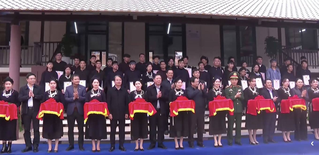 Khánh thành công trình tái thiết khu dân cư Làng Nủ (Bảo Yên), Nậm Tông, Kho Vàng (Bắc Hà)