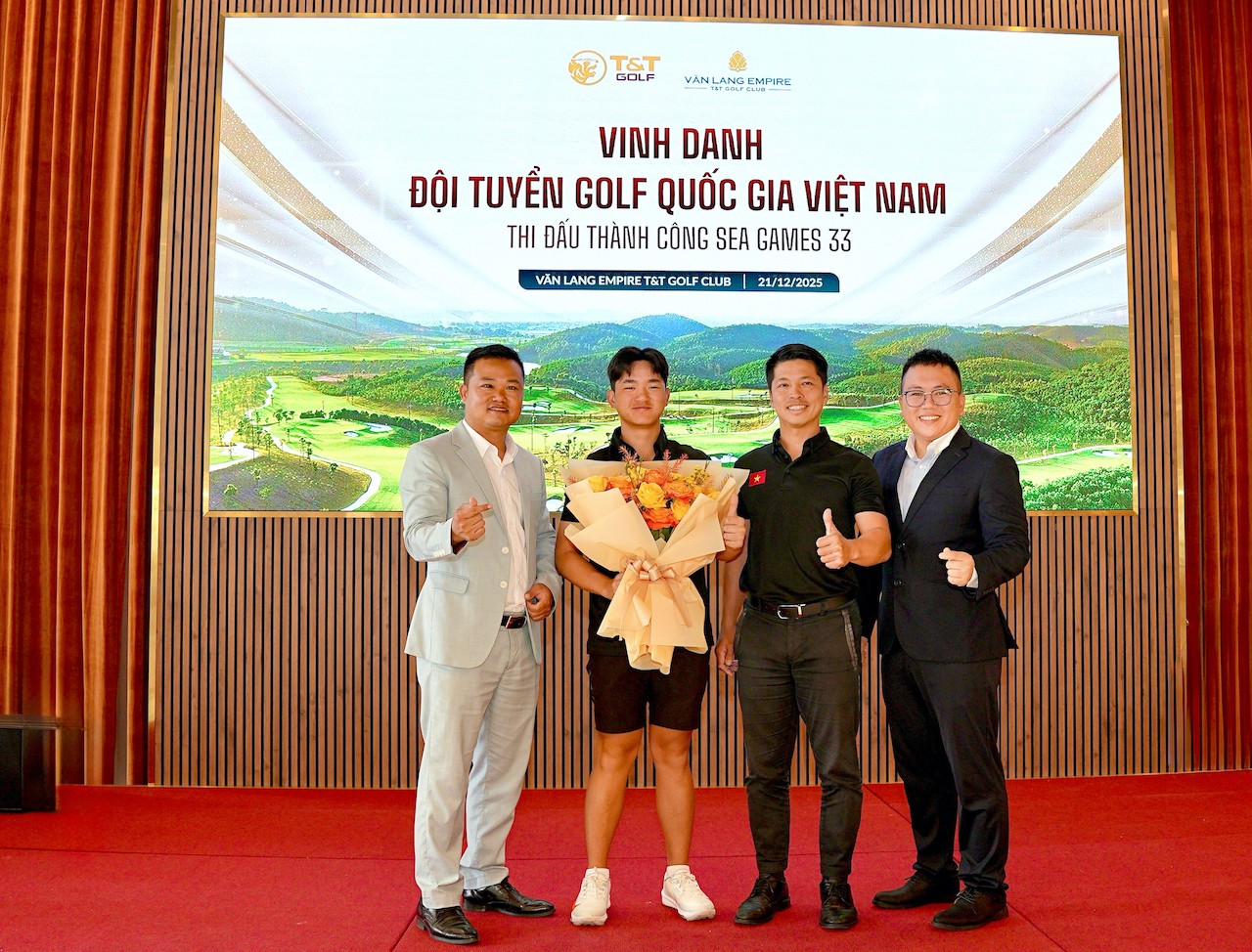 T&T Golf và Vietravel Airlines vinh danh, tiếp sức Đội tuyển Golf quốc gia Việt Nam sau SEA Games 33