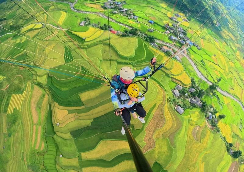 Hoạt động dù lượn “Bay trên mùa nước đổ” tại Tú Lệ sẽ khai mạc vào ngày 29/4/2026