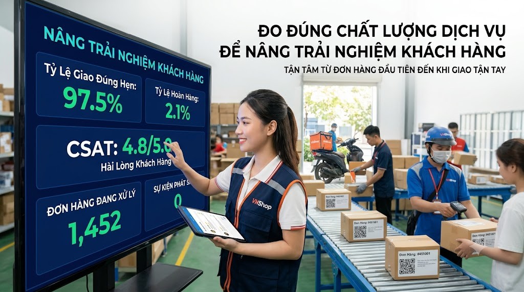 Thương mại điện tử: Sau mỗi đơn hàng là bài toán chất lượng