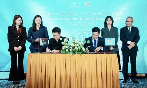NobleX Group công bố Đại lý phân phối độc quyền Dự án Noble Crystal Long Bien WorldHotels Residences.