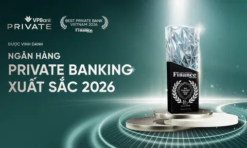 VPBank Private được Global Banking & Finance Review vinh danh "Ngân hàng Private Banking xuất sắc năm 2026"