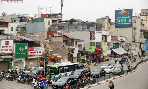 Hà Nội: Hàng loạt căn nhà được phá dỡ, nút giao Chùa Bộc - Thái Hà sắp có diện mạo mới