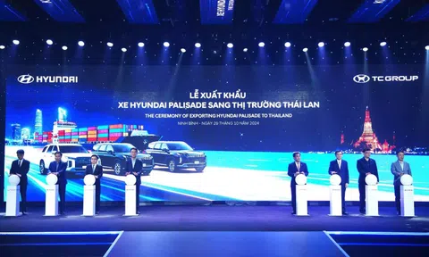 Hyundai Palisade lắp ráp tại Việt Nam được xuất khẩu sang Thái Lan