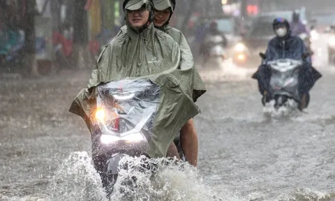 Đón không khí lạnh, miền Trung kết thúc nắng nóng, miền Bắc mưa to