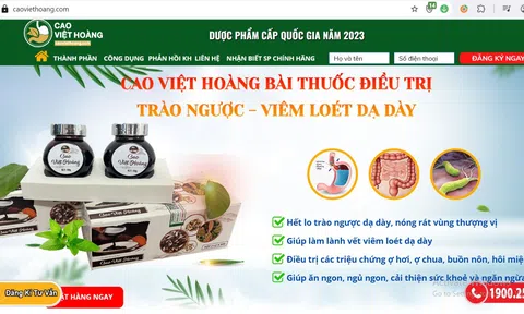 Đủ chiêu trò quảng cáo 'nổ' công dụng dạ dày Cao Việt Hoàng
