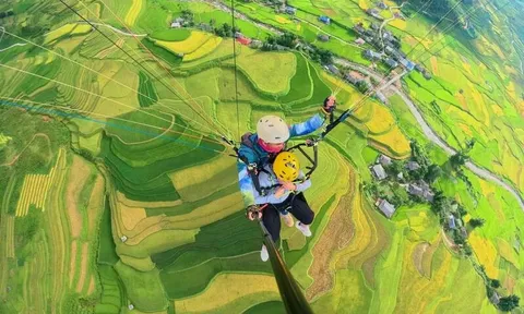 Hoạt động dù lượn “Bay trên mùa nước đổ” tại Tú Lệ sẽ khai mạc vào ngày 29/4/2026