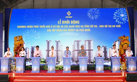 Sun Group đầu tư 40.000 tỷ đồng xây gần 50.000 căn nhà ở xã hội, nhà ở cho thuê "tiêu chuẩn Singapore" tại Phú Quốc