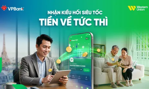 VPBank và Western Union kiến tạo trải nghiệm nhận kiều hối hiện đại, an toàn và thuận tiện
