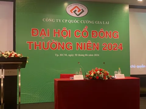 Quốc Cường Gia Lai tổ chức ĐHĐCĐ 2024 bất thành