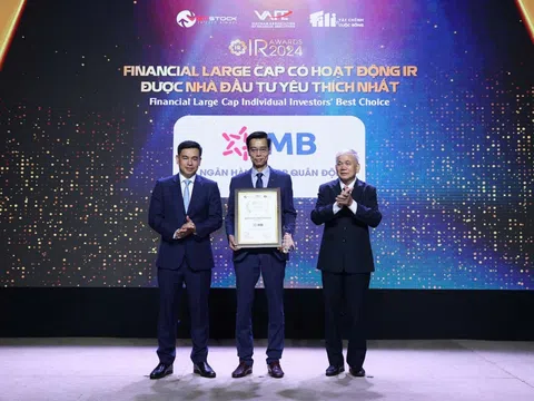 MB nhận ‘cú đúp’ giải thưởng tại IR Awards 2024