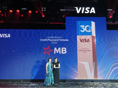 MB nhận bốn giải thưởng danh giá từ Visa