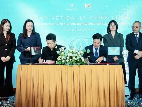 NobleX Group công bố Đại lý phân phối độc quyền Dự án Noble Crystal Long Bien WorldHotels Residences.