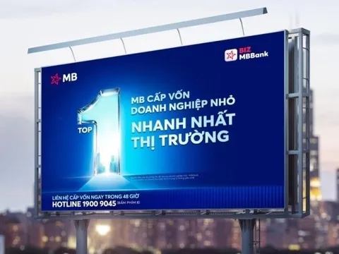 MB cho vay doanh nghiệp nhỏ nhất thị trường theo MIBRAND