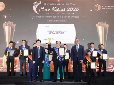 LPBank Plus thắng lớn tại Sao Khuê 2026, ghi danh trên Bản đồ Giải pháp Công nghệ số Việt Nam