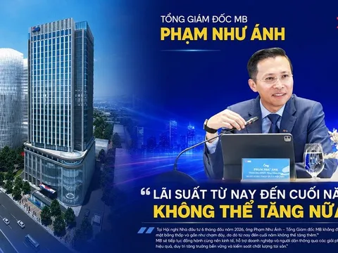 Lãnh đạo MB lạc quan về tăng trưởng và lãi suất cuối năm 2026