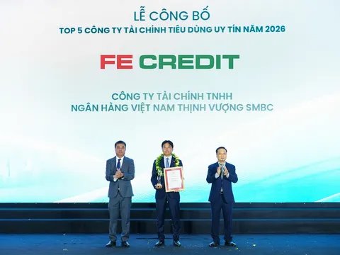 3 năm dẫn đầu “Top 5 Công ty Tài chính tiêu dùng uy tín”: Bảo chứng vị thế của FE CREDIT