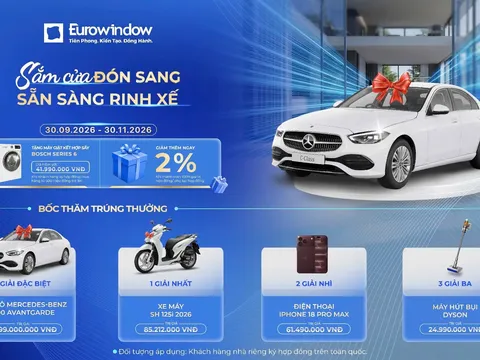 Chọn cửa cách nhiệt Eurowindow, đón ưu đãi “khủng” cuối năm
