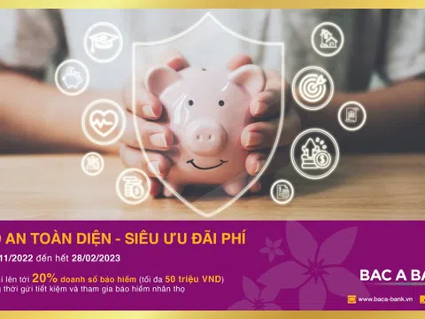 Gửi tiết kiệm tại BAC A BANK – khách hàng được bảo an toàn diện, nhận thêm siêu ưu đãi phí