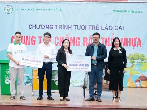 Tuổi trẻ Lào Cai tích cực tuyên truyền phòng chống rác thải nhựa