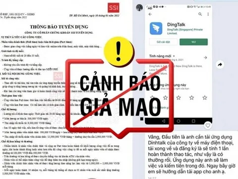 Cảnh báo 16 trang web giả mạo lừa đảo giao dịch chứng khoán