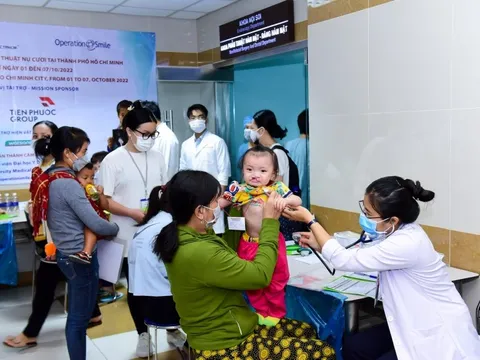 1.880 giờ tìm lại nụ cười cho gần nhiều trẻ hở môi, hàm ếch bẩm sinh