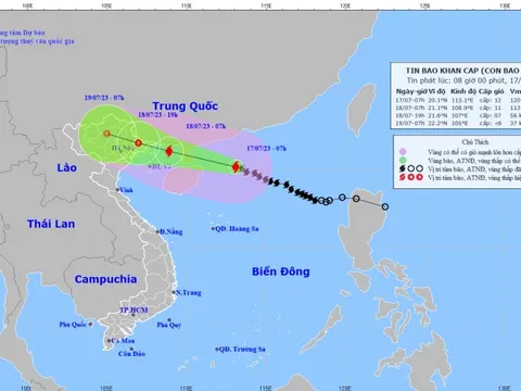 Tin bão khẩn cấp: Bão số 1 giật cấp 15, tiến nhanh vào ven biển Quảng Ninh - Hải Phòng