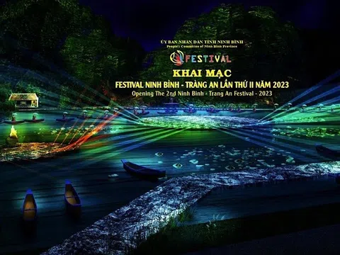 Khai mạc Festival Ninh Bình - Tràng An 2023 với chủ đề "Sắc màu di sản-Hội tụ và lan tỏa"