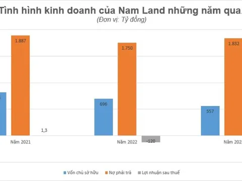 Nam Land có năm thứ 2 liên tiếp báo lỗ trên trăm tỷ đồng