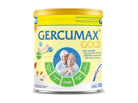 Quảng cáo sữa Gercumax Gold không đúng công dụng, chất lượng cấp phép