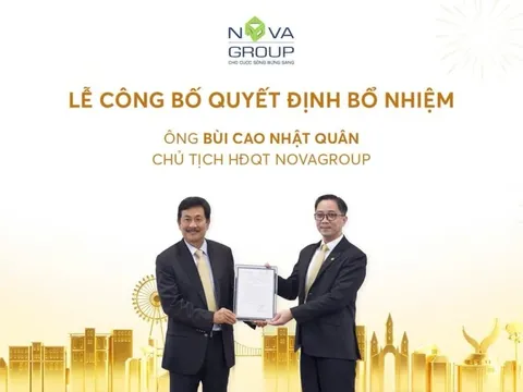 Ông Bùi Thành Nhơn rời ghế, giao chức Chủ tịch NovaGroup cho con trai